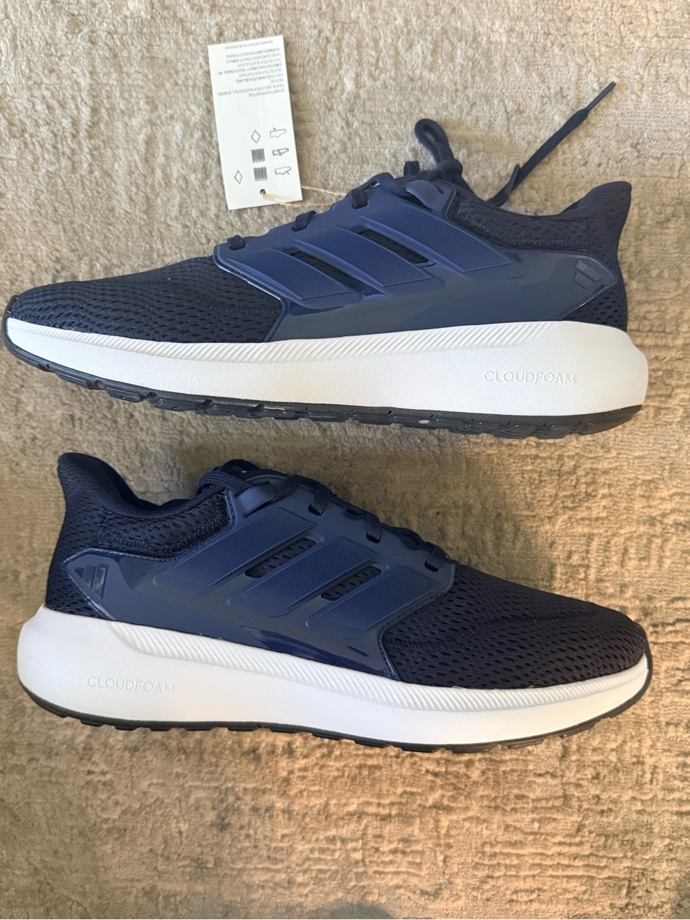Adidas Ultimashow 2.0 Cloudfoam Navy Running Shoes Men’s 8 NWT - Picture 2 of 10